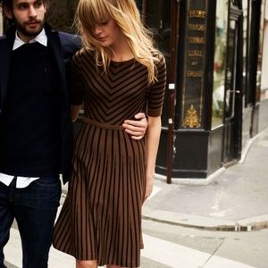 Adorable striped sweater dress